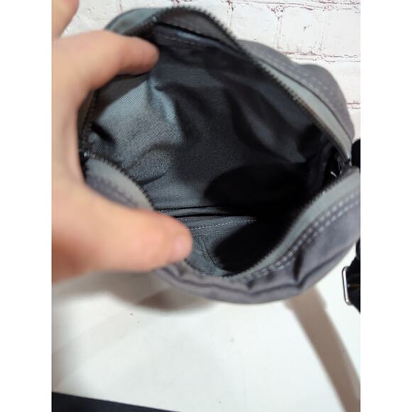 Moop Canvas Small Crossbody Bag Shark Blue Gray Convertible - Picture 10 of 11